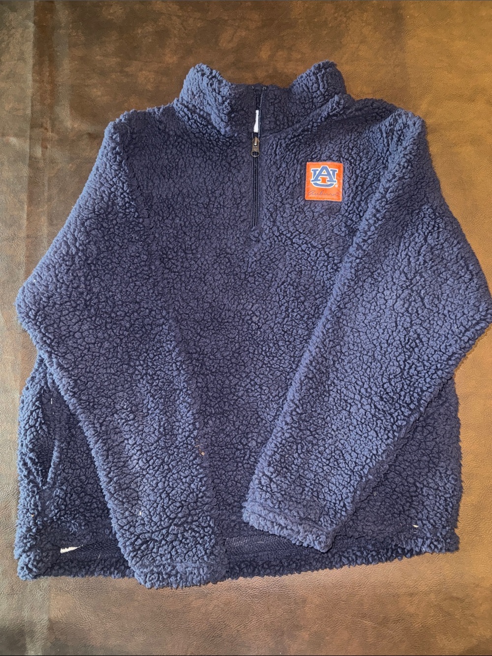 SERPA Knights Apparel Navy Sherpa Half-Zip Pullover
